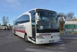 Mercedes Travego von Autobus Oberbayern aus der BRD 10/2017 in Krems.