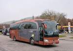 Mercedes Travego von HENGEL Reisen aus der BRD 10/2017 in Krems.