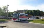 Mercedes Travego von der Schubert Touristik aus der BRD im Mai 2018 in Krems.