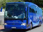 Mercedes Travego von P�lm aus Deutschland im Stadthafen Sassnitz.