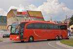 Mercedes Travego von Goly� Tours aus Ungarn 2018 in Krems.