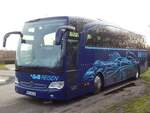 Mercedes Travego von GFB-Reisen aus Deutschland in Sassnitz.