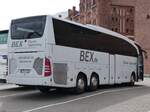 Mercedes Travego von BEX aus Deutschland in Stralsund.