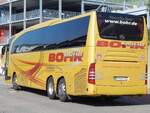 Mercedes Travego von Bohr aus Deutschland im Stadthafen Sassnitz.