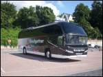 Neoplan Cityliner von Krautgartner aus �sterreich im Stadthafen Sassnitz.