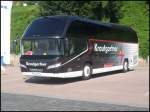 Neoplan Cityliner on Krautgartner aus �sterreich im Stadthafen Sassnitz.