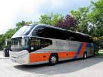 Neoplan Cityliner von B�UML Reisen aus der BRD am 7.6.2013 in Krems an der Donau.
