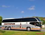 Neoplan Cityliner von Kratschmar aus �sterreich am 20.Mai 2014 in Krems unterwegs.
