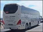 Neoplan Cityliner vom Reiseb�ro Belitz aus Deutschland im Stadthafen Sassnitz.