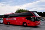 Neoplan Cityliner von Biendl Reisen aus der BRD am 27.JUli 2014 in Krems gesehen.