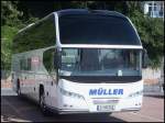 Neoplan Cityliner von M�ller aus Deutschland im Stadthafen Sassnitz.