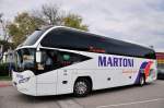 Neoplan Cityliner von Martoni Reisen aus �sterreich am 20.9.2014 in Krems gesehen.