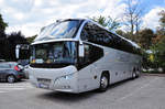 Neoplan Cityliner vom Reiseb�ro Stempfl aus der BRD in Krems gesehen.