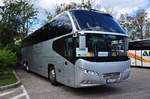 Neoplan Cityliner vom Reiseb�ro Stempfl aus der BRD in Krems gesehen.