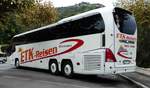 Neoplan Starliner von ETK-Reisen rastet in S�dfrankreich im September 2017