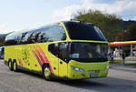 Neoplan Cityliner von Michel Reisen aus der BRD in Krems gesehen.