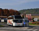 Neoplan Cityliner von ETK Reisen aus der BRD in Krems.
