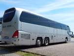 Neoplan Cityliner von Klumpp aus Deutschland im Stadthafen Sassnitz.