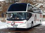 Neoplan Cityliner von Krein aus Deutschland im Stadthafen Sassnitz.
