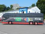 Neoplan Cityliner von Heizmann aus Deutschland im Stadthafen Sassnitz.