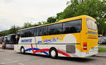 Neoplan Euroliner von Meiners Reisen aus Ungarn in Krems gesehen.