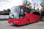 Neoplan Euroliner vom Reiseb�ro Ganzberger aus Perg in Ober�sterreich in Krems gesehen.