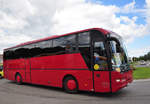 Neoplan Euroliner vom Reiseb�ro Ganzberger aus Perg in Ober�sterreich in Krems gesehen.