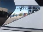 Jetliner-Schriftzug des Neoplan Jetliner aus M�nchen zum Test bei der RPNV in Bergen.