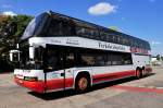 NEOPLAN N-122/3 L Skyliner von den Verkehrsbetrieben GRUBER aus �sterreich am 20.7.2013 in Krems.