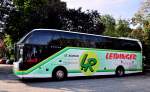 NEOPLAN STARLINER vom Reiseb�ro LEIDINGER aus �sterreich am 23.9.2012 in Krems gesehen.