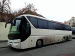 Neoplan Tourliner aus Griechenland im Dez.2013 in Krems gesehen.