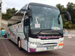 Neoplan Tourliner von Weingartner aus Deutschland im Stadthafen Sassnitz.