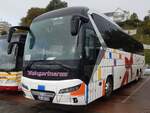 Neoplan Tourliner von Weingartner aus Deutschland im Stadthafen Sassnitz.