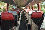 Gediegene Sitze im SCANIA Touring in cooperation with HIGER von B�HM Reisen aus �sterreich.