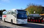 SCANIA IRIZAR von Dieter H�BNER aus Deutschland am 5.10.2012 in Krems an der Donau unterwegs.