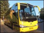 Scania Irizar von CentrumTurist aus D�nemark in Sassnitz.