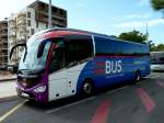 Frankreich, Languedoc-Roussillon, H�rault, Montpellier Sabines (an der Trambahn Linie 2): ein iD BUS der SNCF (IRIZAR i6) auf der Fahrt nach Spanien.