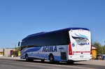 Scania Irizar I5 Linienbus von Aguila auf der Route Nr.1 in der Baja California Sur in Mexico gesehen,M�rz 2016
