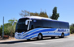 Scania Irizar I5 Linienbus von Aguila auf der Route Nr.1 in der Baja California Sur in Mexico gesehen,M�rz 2016