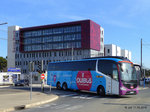 Frankreich, Languedoc-Roussillon, Hérault, Montpellier Sabines (an der Trambahn Linie 2): ein OUIBUS (vorher: iD BUS) der SNCF (IRIZAR i6).