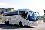 Scania Irizar von Skorsarz Reisen aus Polen in Krems gesehen.