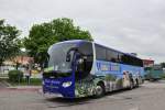 Scania Omnia Express von F�rst Reisen aus der BRD am 21.5.2015 in Krems.