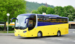 Scania OmniExpress aus �sterreich in Krems gesehen.
