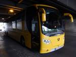 Scania OmniExpress von Postbus/Geldhauser aus Deutschland in Berlin.