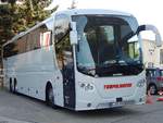Scania OmniExpress von Der Tempelhofer aus Deutschland in Sassnitz.