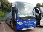 Scania OmniExpress von Först-Reisen aus Deutschland im Stadthafen Sassnitz.