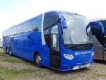 Scania OmniExpress von Dr. Herrmann aus Deutschland in Sassnitz.