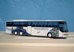 Reiseomnibus Setra S 319 GT-HD der Grevesm�hlener Busbetriebe (GBB); mit Werbung f�r den Landkreis Nordwestmecklenburg (NWM) als Urlaubsregion, Epoche V [Modell: AMW 71519]