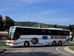 SETRA Reisebus von WIESINGER Reisen aus Ober�sterreich am 23.9.2012 in Krems an der Donau gesehen.