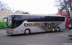 SETRA S416 GT-HD von Deuber Reisen Modschiedel + Apolda, fotografiert in Erfurt am 14.04.2012